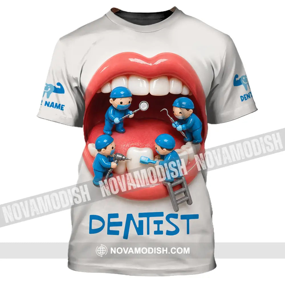 Unisex Shirt - Custom Dentist Shirt - T-Shirt / S - T-shirt