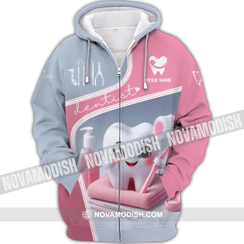Unisex Shirt - Custom Dentist Shirt - Zipper Hoodie / S - T-shirt