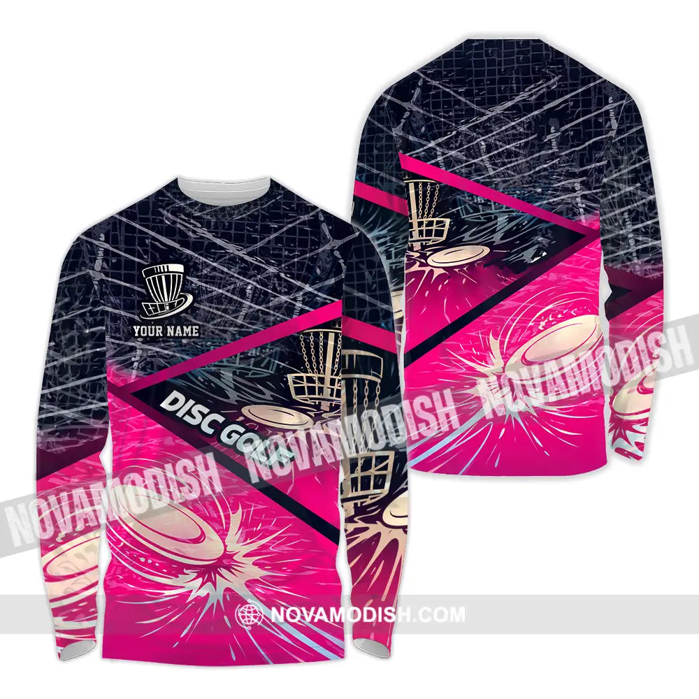 Unisex Shirt - Custom Disc Golf 3D Shirt Long Sleeve Shirt / S T-shirt