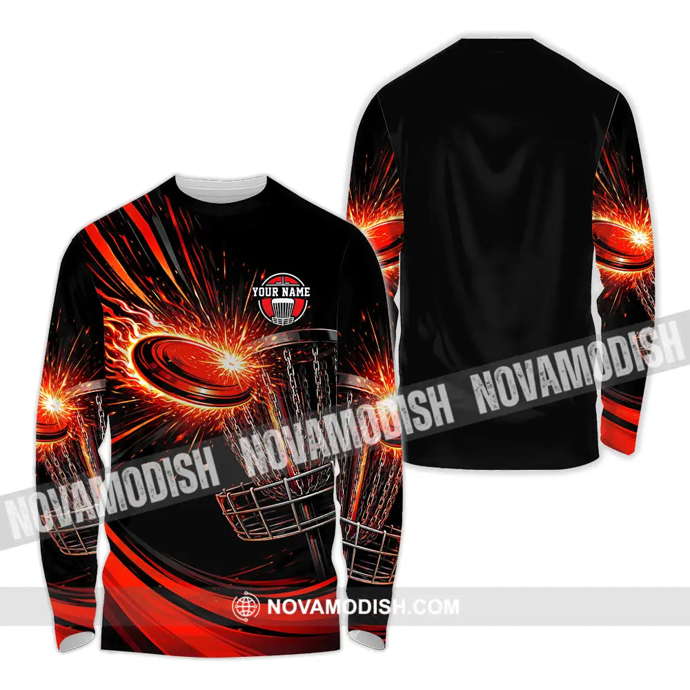 Unisex Shirt - Custom Disc Golf 3D Shirt Long Sleeve Shirt / S T-shirt