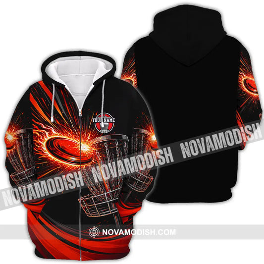 Unisex Shirt - Custom Disc Golf 3D Shirt Zipper Hoodie / S T-shirt
