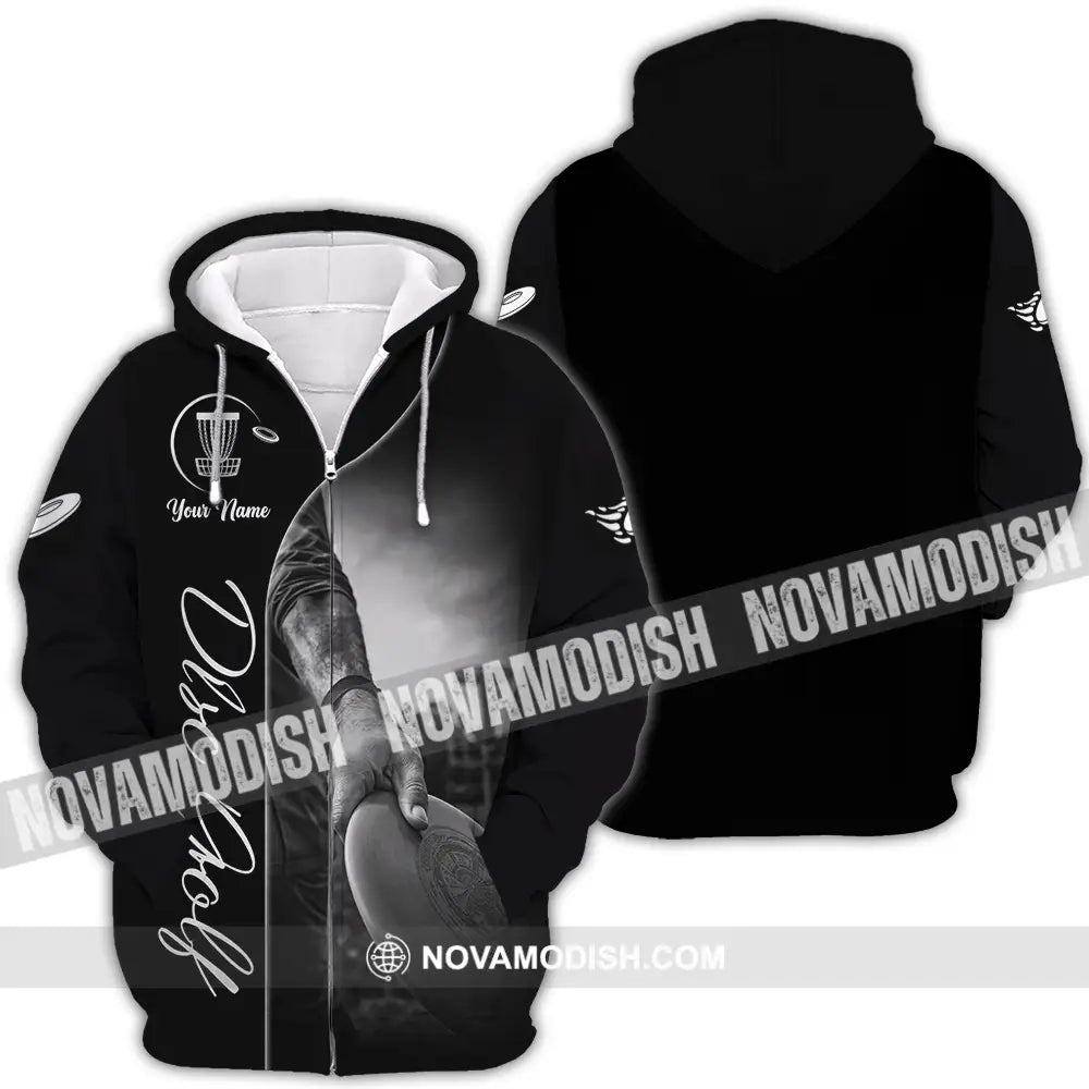 Unisex Shirt - Custom Disc Golf 3D Shirt - Zipper Hoodie / S - T-shirt