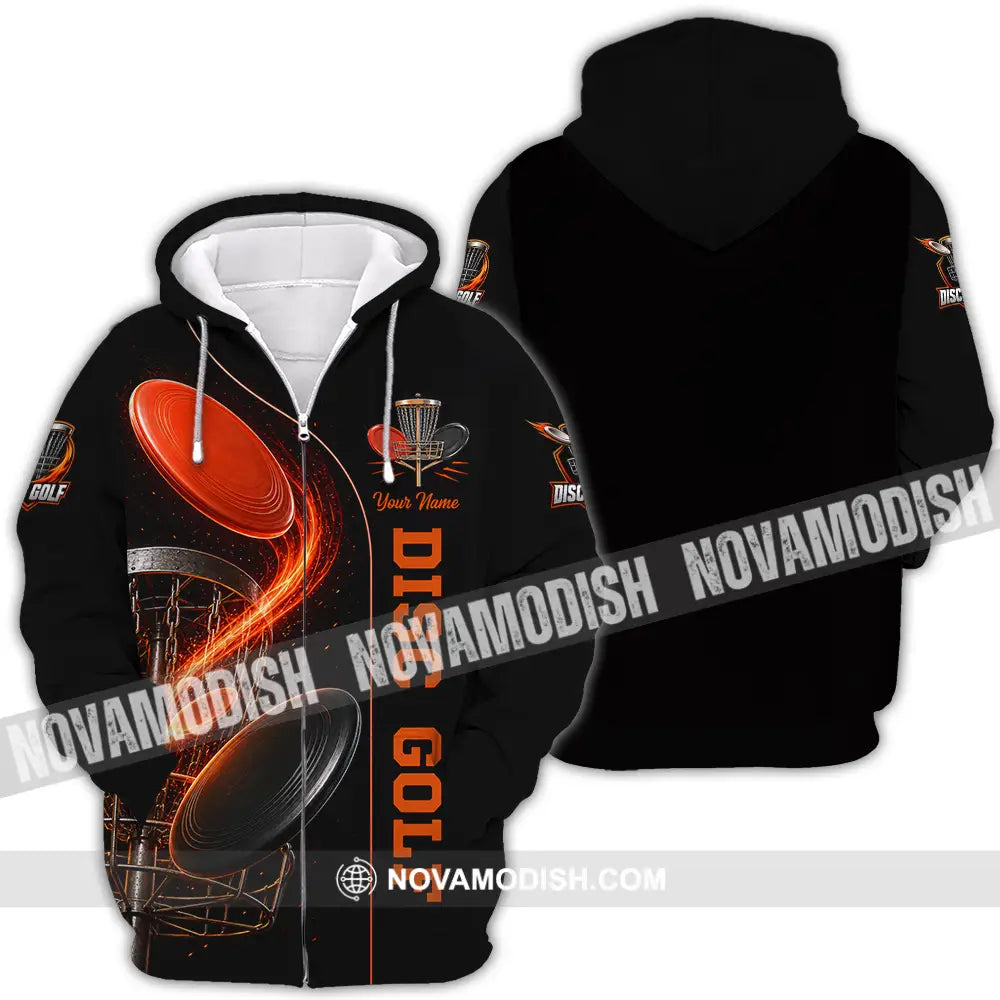 Unisex Shirt - Custom Disc Golf Shirt - Zipper Hoodie / S - T-shirt