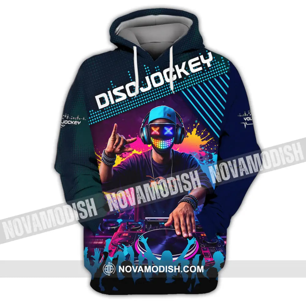Unisex Shirt - Custom Disc Jockey 3D Shirt Hoodie / S T-shirt