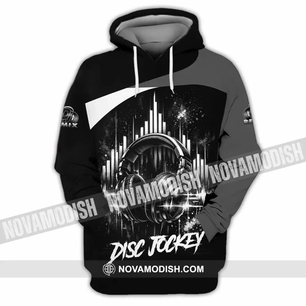 Unisex Shirt - Custom Disc Jockey 3D Shirt - Hoodie / S - T-shirt