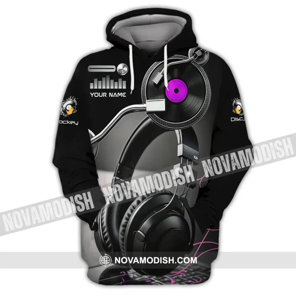 Unisex Shirt - Custom Disc Jockey 3D Shirt Hoodie / S T-shirt