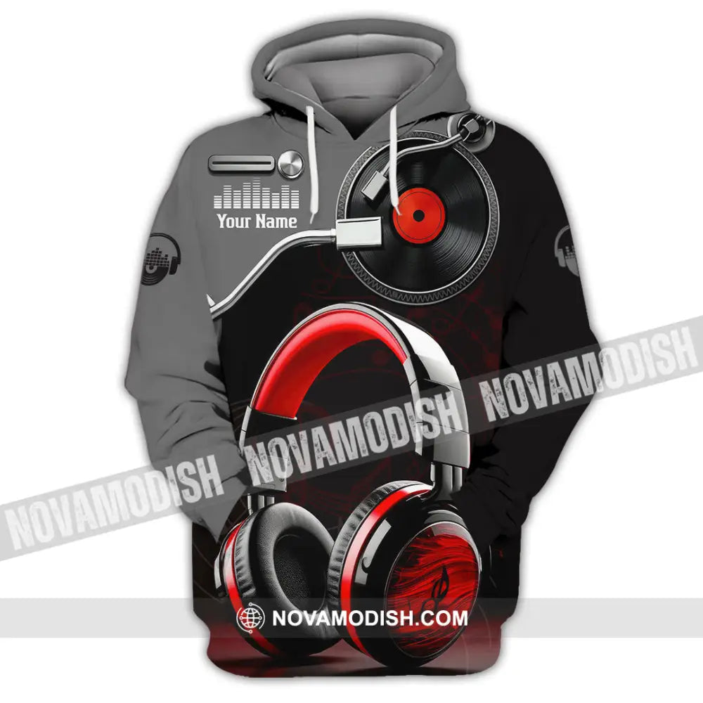 Unisex Shirt - Custom Disc Jockey 3D Shirt Hoodie / S T-shirt