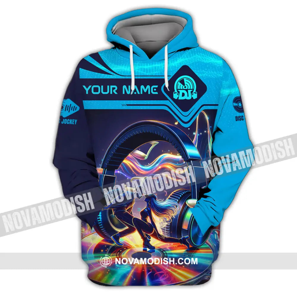 Unisex Shirt - Custom Disc Jockey 3D Shirt Hoodie / S T-shirt