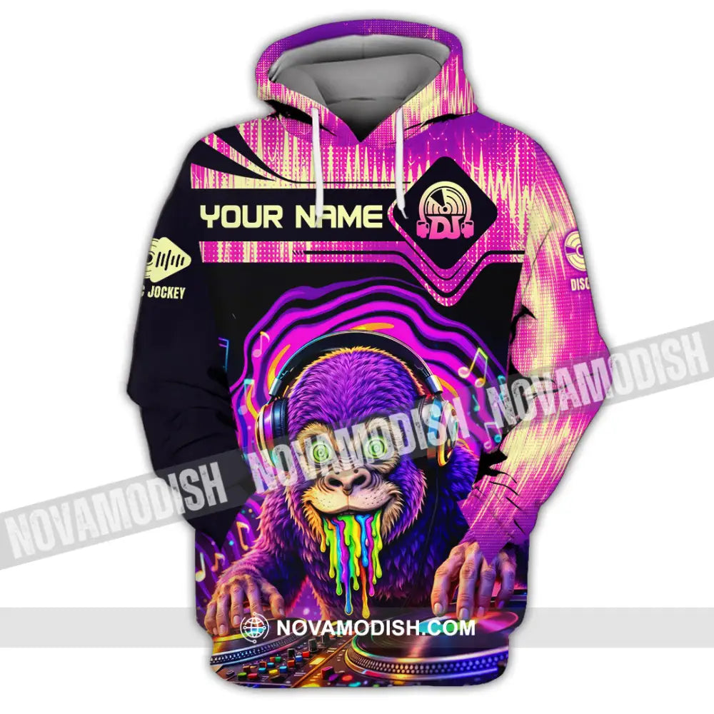 Unisex Shirt - Custom Disc Jockey 3D Shirt Hoodie / S T-shirt