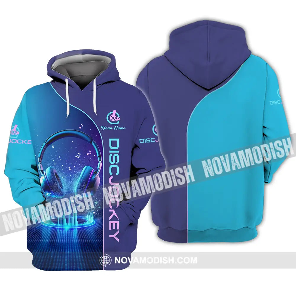 Unisex Shirt - Custom Disc Jockey 3D Shirt - Hoodie / S - T-shirt