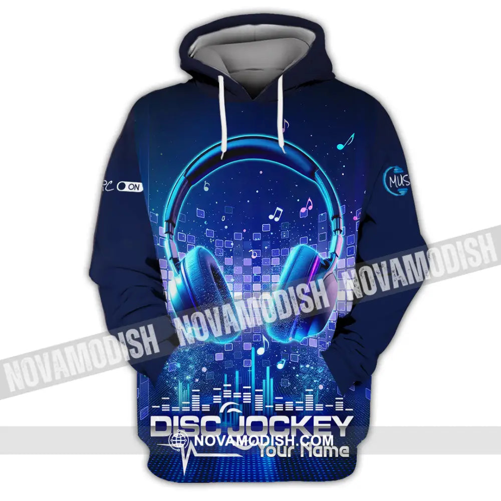 Unisex Shirt - Custom Disc Jockey 3D Shirt Hoodie / S T-shirt