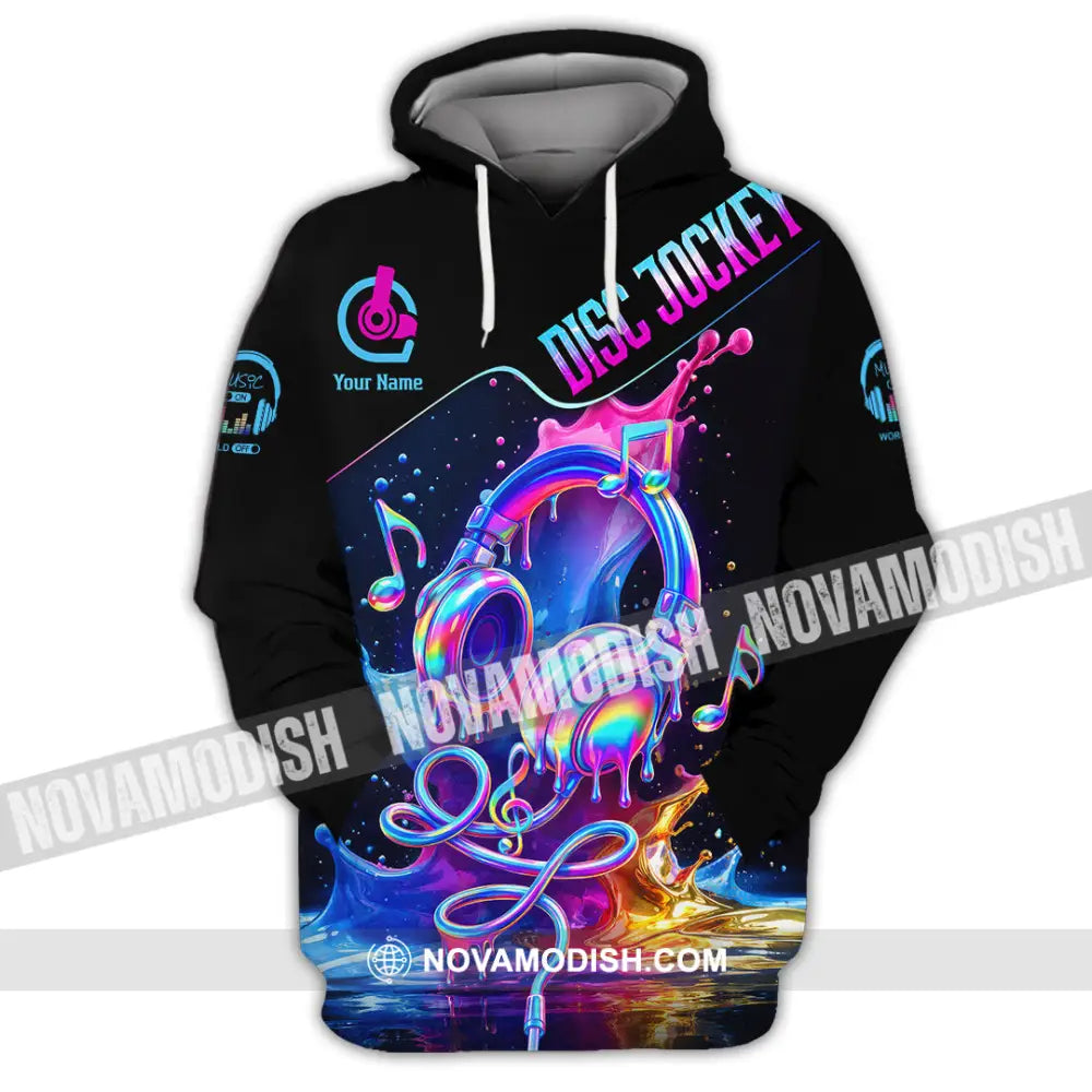 Unisex Shirt - Custom Disc Jockey 3D Shirt Hoodie / S T-shirt