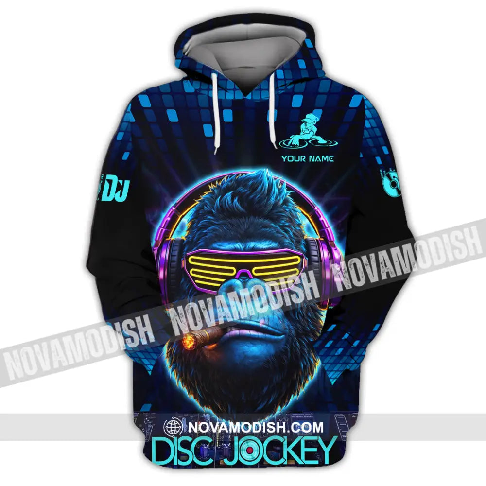 Unisex Shirt - Custom Disc Jockey 3D Shirt Hoodie / S T-shirt
