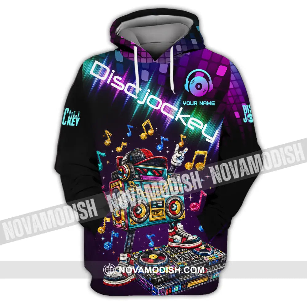 Unisex Shirt - Custom Disc Jockey 3D Shirt Hoodie / S T-shirt