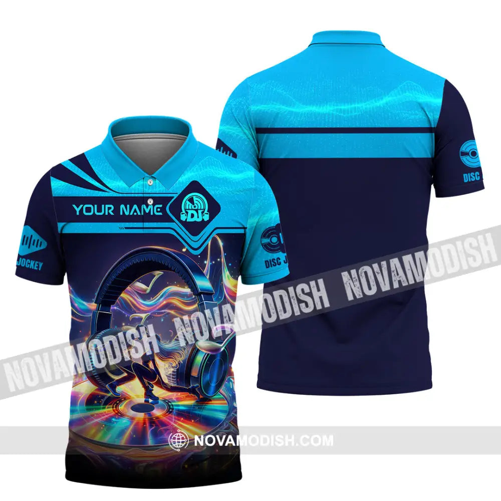Unisex Shirt - Custom Disc Jockey 3D Shirt Polo Shirt / S T-shirt