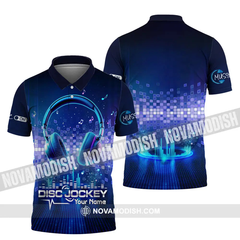 Unisex Shirt - Custom Disc Jockey 3D Shirt Polo Shirt / S T-shirt
