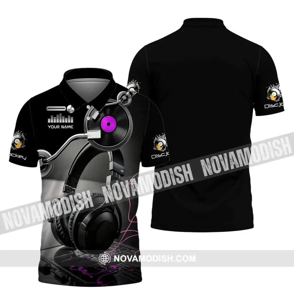 Unisex Shirt - Custom Disc Jockey 3D Shirt Polo Shirt / S T-shirt