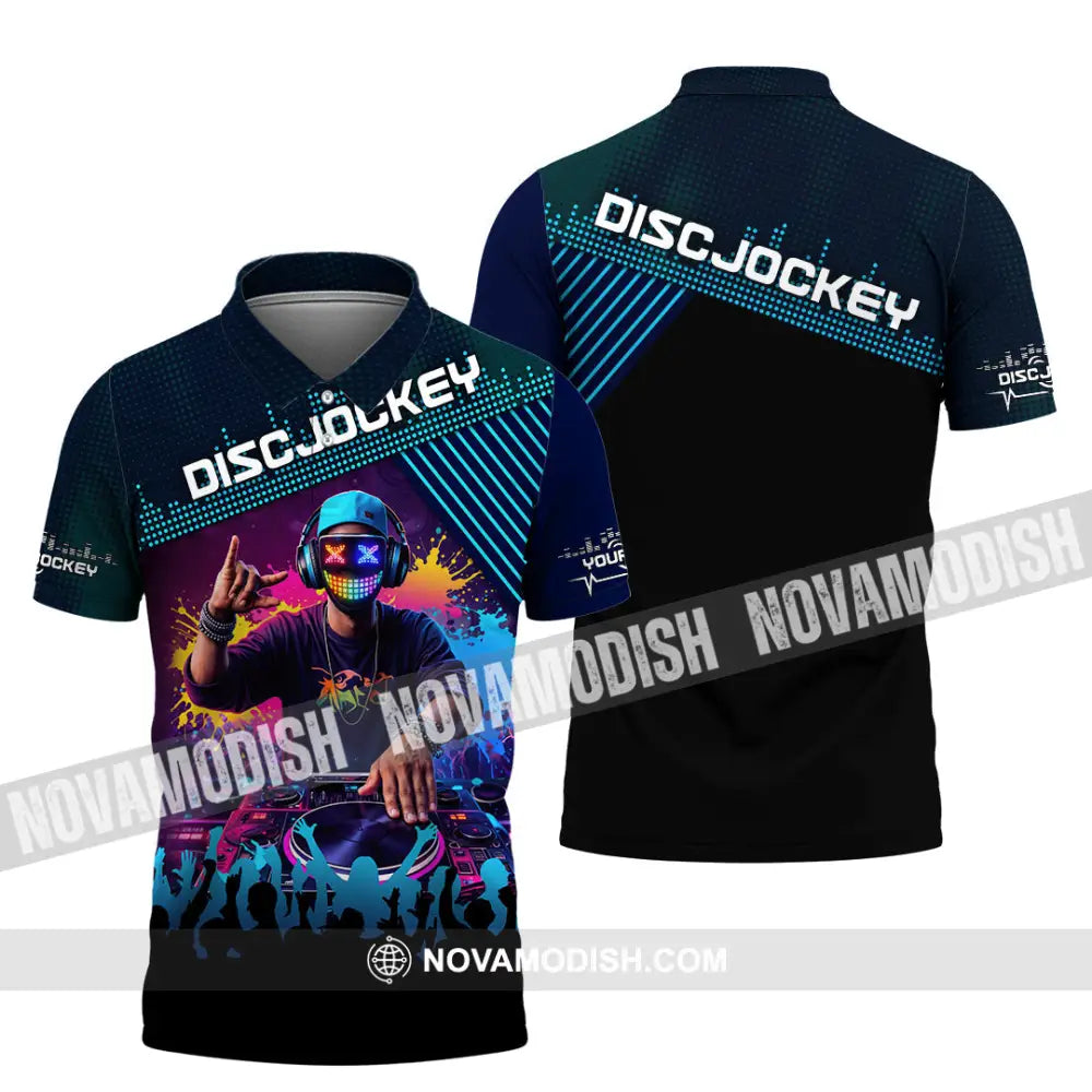 Unisex Shirt - Custom Disc Jockey 3D Shirt Polo Shirt / S T-shirt