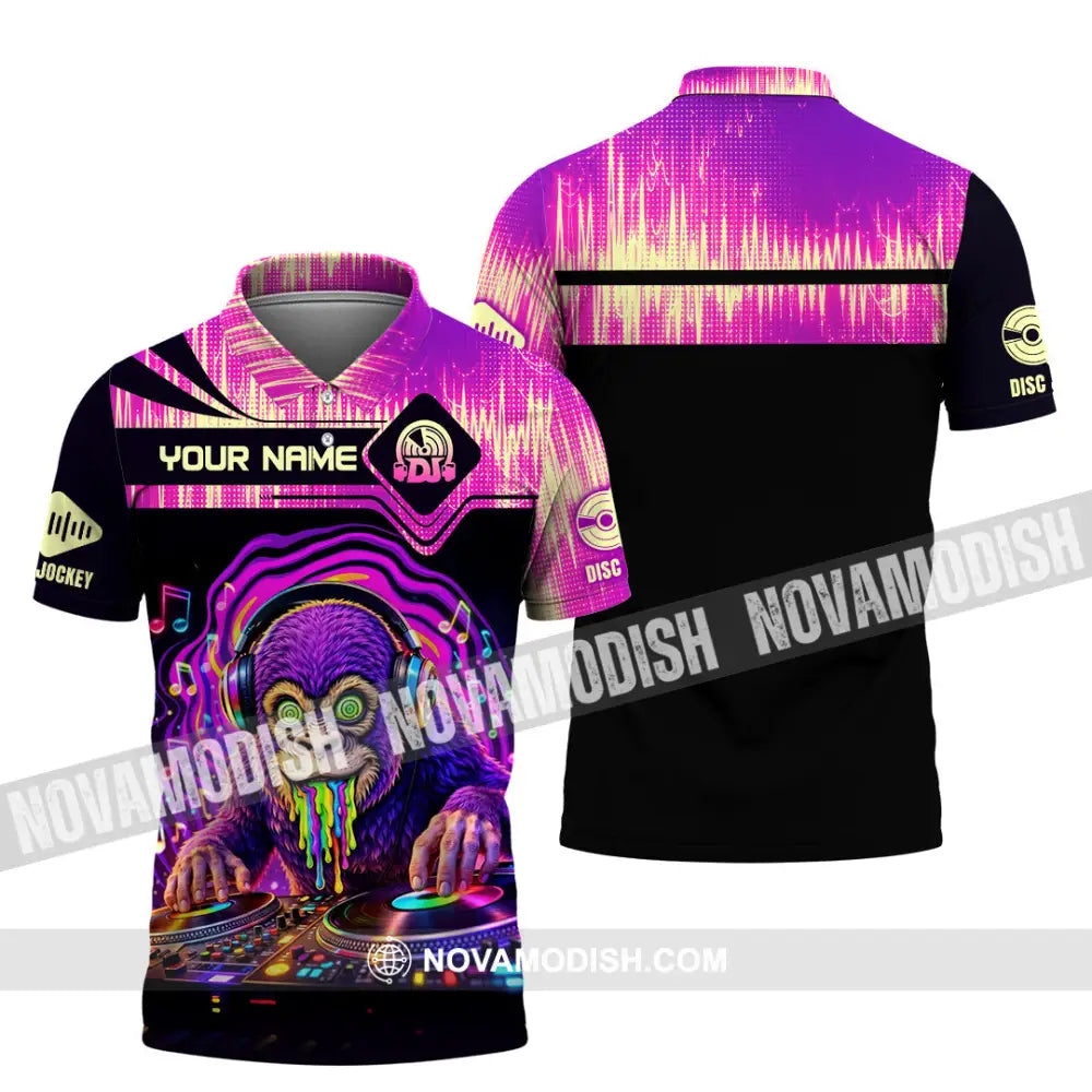 Unisex Shirt - Custom Disc Jockey 3D Shirt Polo Shirt / S T-shirt
