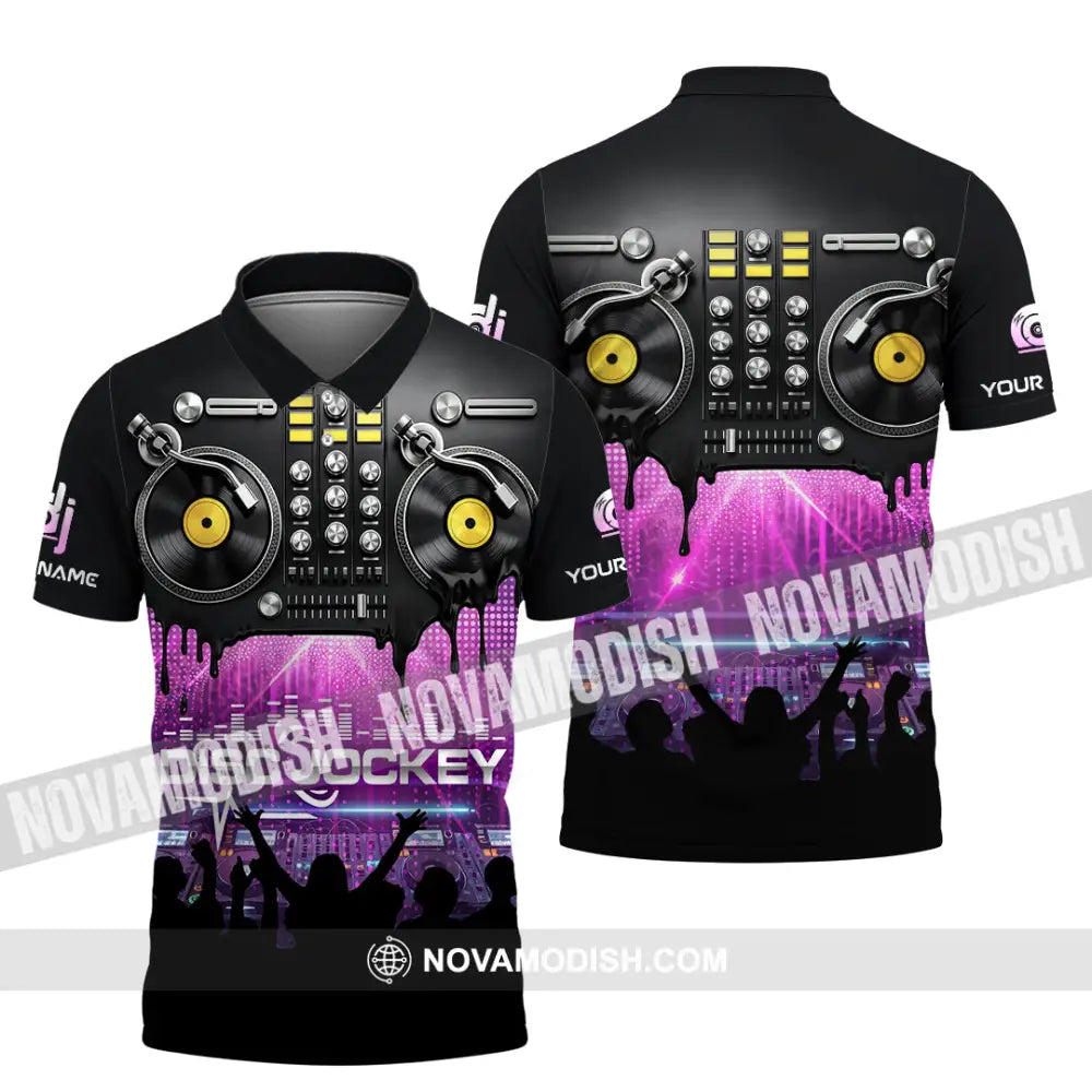 Unisex Shirt - Custom Disc Jockey 3D Shirt Polo Shirt / S T-shirt