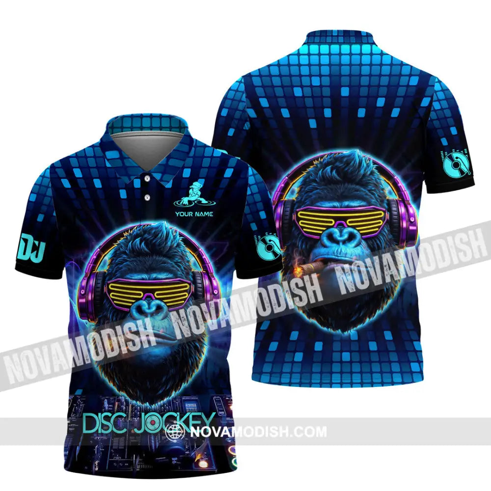 Unisex Shirt - Custom Disc Jockey 3D Shirt Polo Shirt / S T-shirt