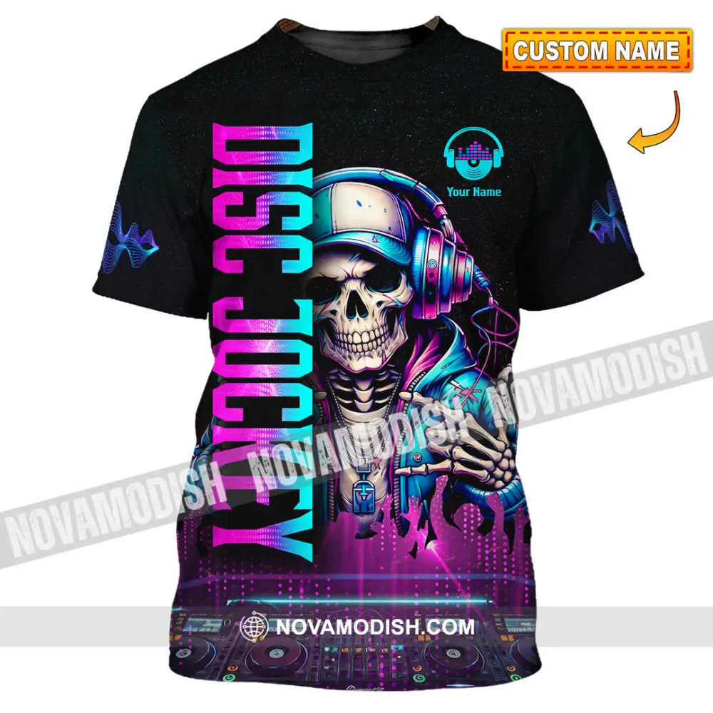 Unisex Shirt - Custom Disc Jockey 3D Shirt T-shirt