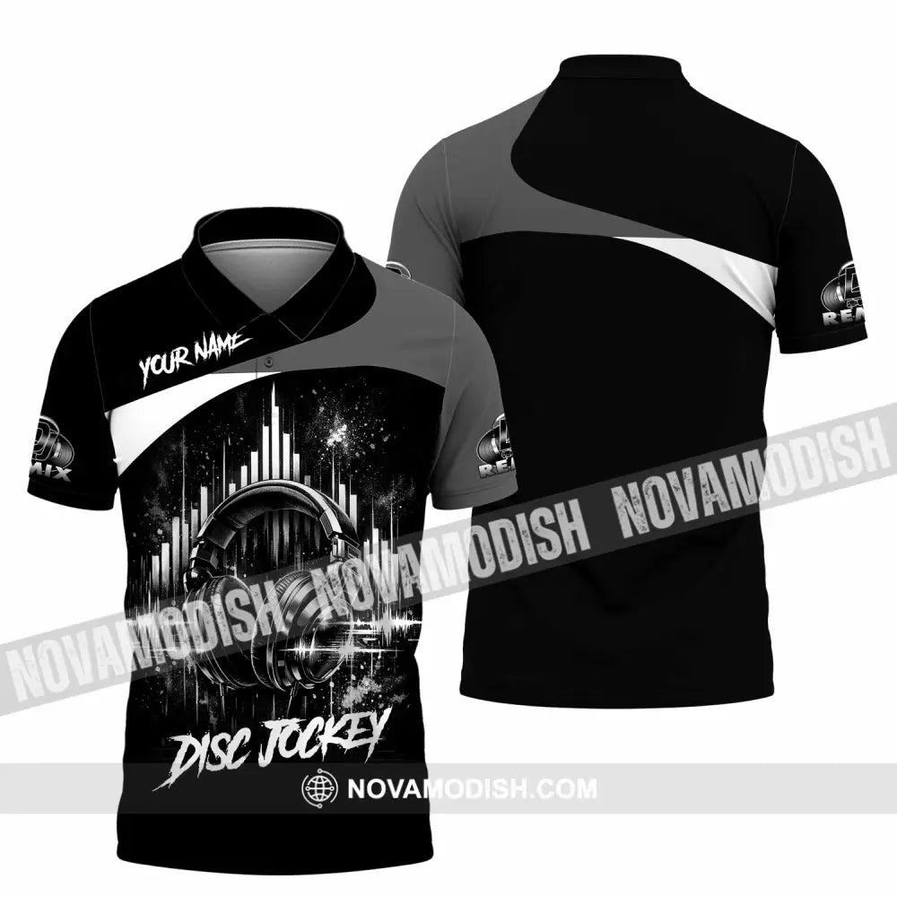 Unisex Shirt - Custom Disc Jockey 3D Shirt - T-shirt
