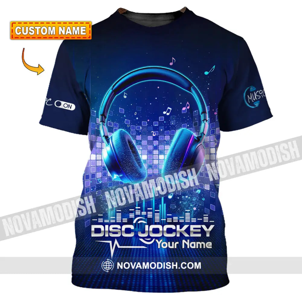 Unisex Shirt - Custom Disc Jockey 3D Shirt T-shirt