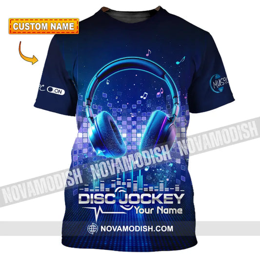 Unisex Shirt - Custom Disc Jockey 3D Shirt T-shirt