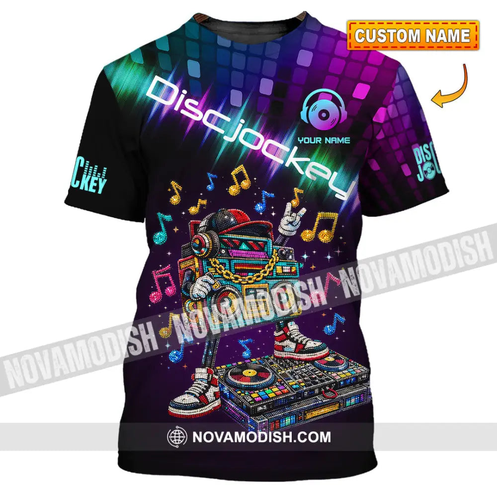 Unisex Shirt - Custom Disc Jockey 3D Shirt T-shirt