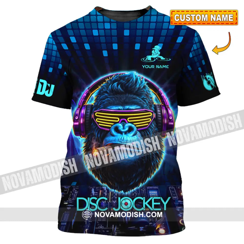 Unisex Shirt - Custom Disc Jockey 3D Shirt T-shirt