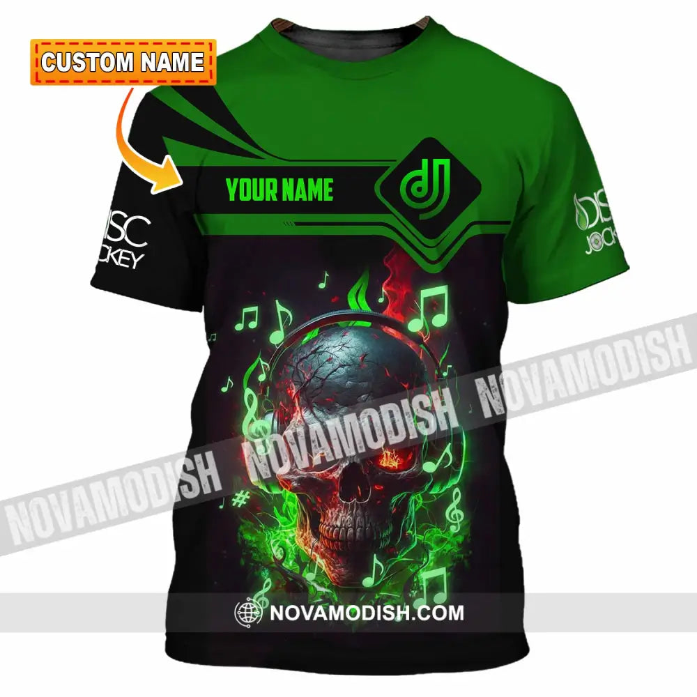 Unisex Shirt - Custom Disc Jockey 3D Shirt T-shirt