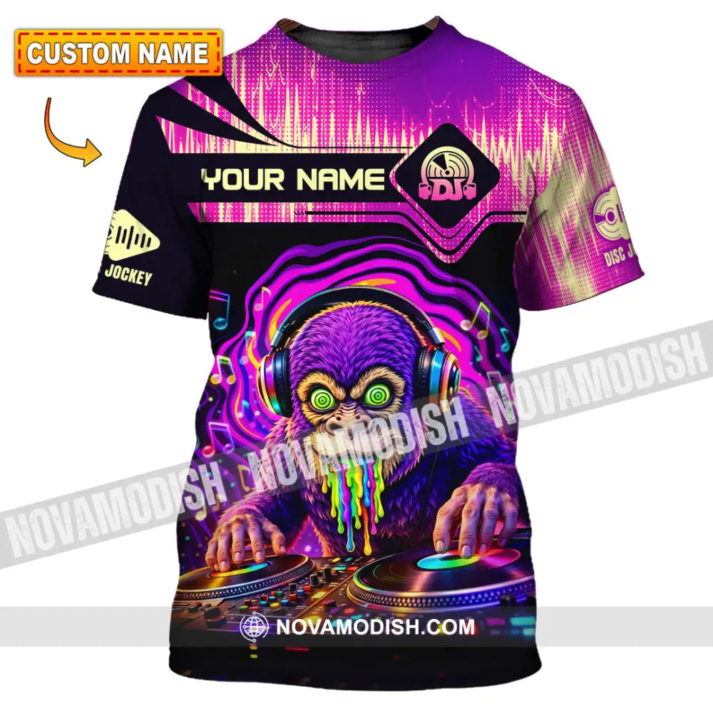 Unisex Shirt - Custom Disc Jockey 3D Shirt T-shirt