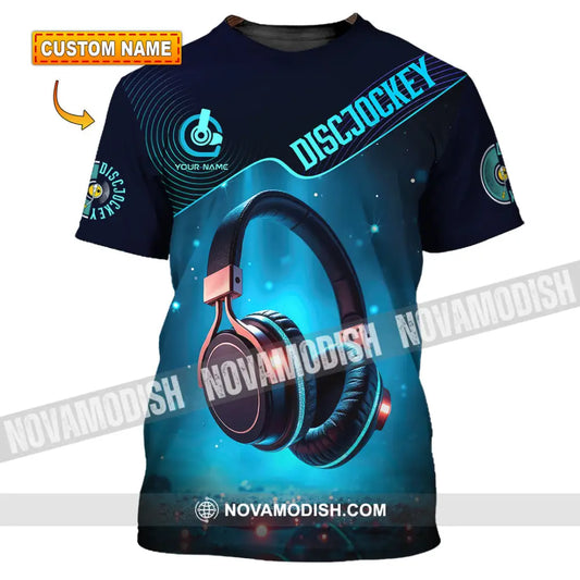 Unisex Shirt - Custom Disc Jockey 3D Shirt T-shirt