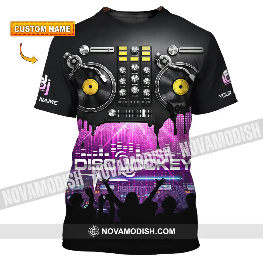 Unisex Shirt - Custom Disc Jockey 3D Shirt T-shirt