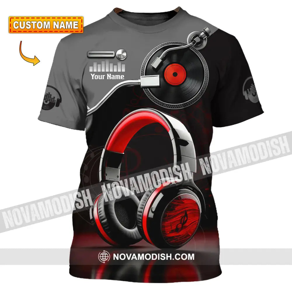 Unisex Shirt - Custom Disc Jockey 3D Shirt T-shirt