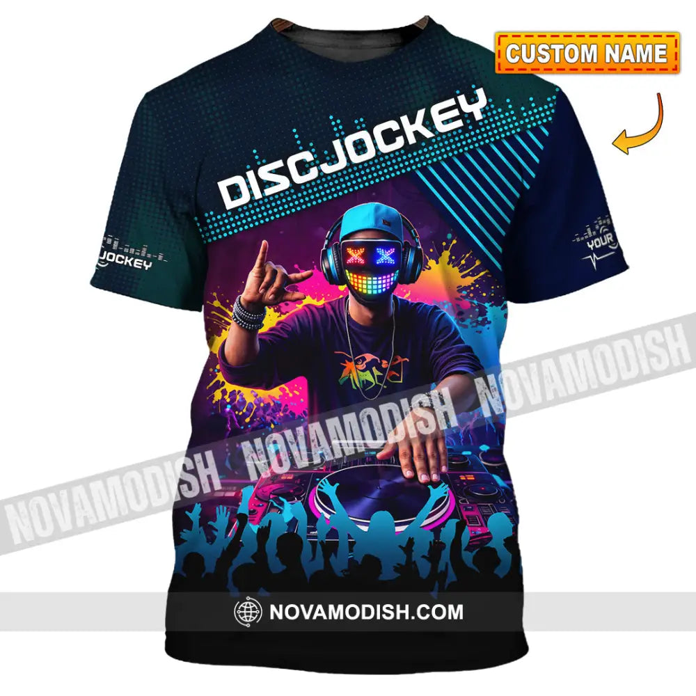 Unisex Shirt - Custom Disc Jockey 3D Shirt T-shirt