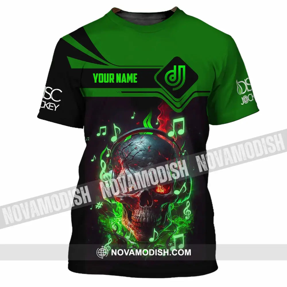 Unisex Shirt - Custom Disc Jockey 3D Shirt T-Shirt / S T-shirt