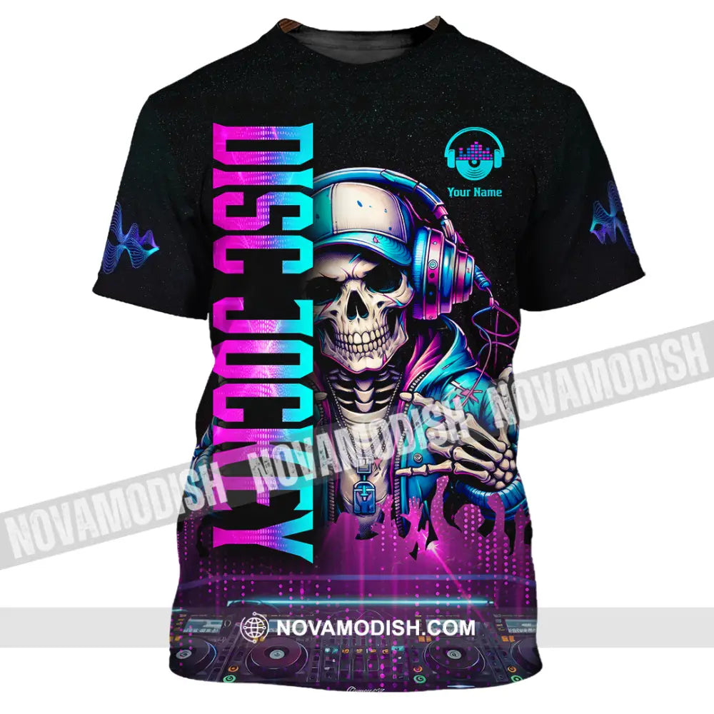 Unisex Shirt - Custom Disc Jockey 3D Shirt T-Shirt / S T-shirt