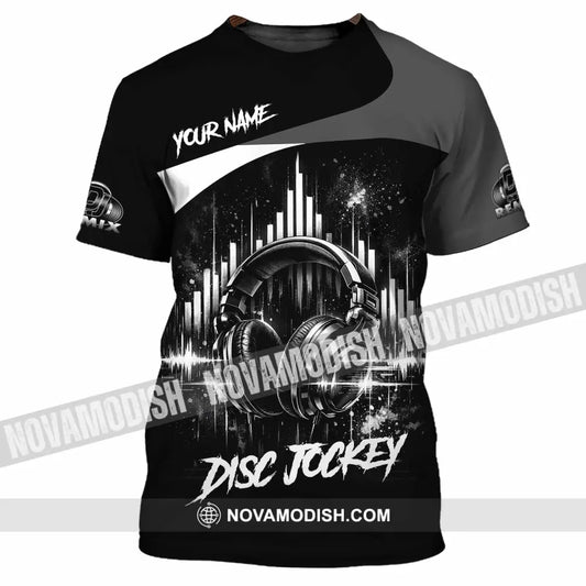 Unisex Shirt - Custom Disc Jockey 3D Shirt - T-Shirt / S - T-shirt