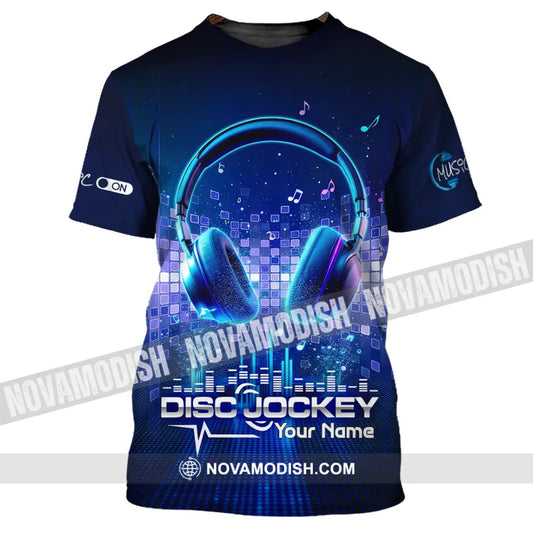 Unisex Shirt - Custom Disc Jockey 3D Shirt T-Shirt / S T-shirt