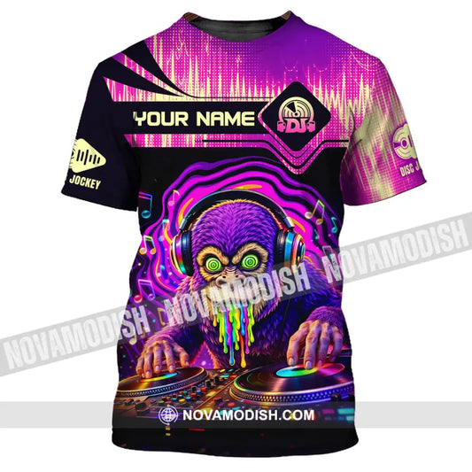 Unisex Shirt - Custom Disc Jockey 3D Shirt T-Shirt / S T-shirt