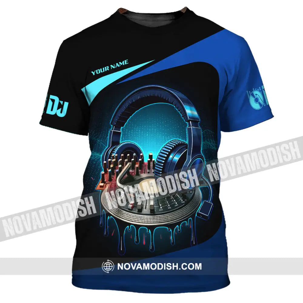 Unisex Shirt - Custom Disc Jockey 3D Shirt T-Shirt / S T-shirt