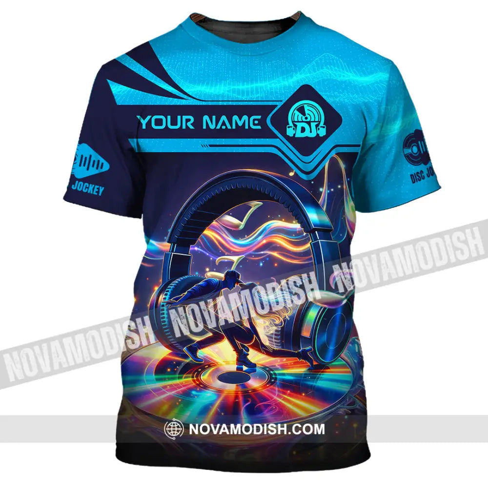 Unisex Shirt - Custom Disc Jockey 3D Shirt T-Shirt / S T-shirt