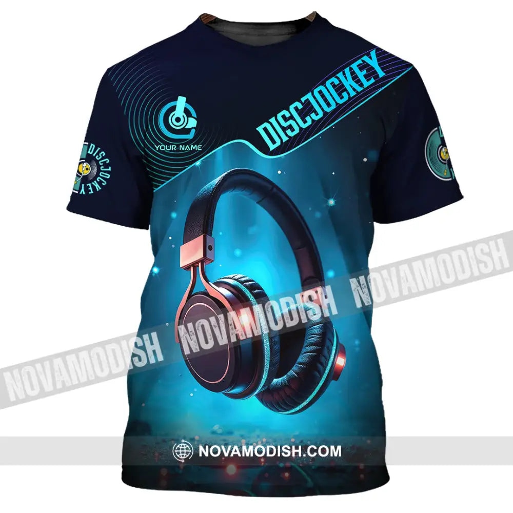 Unisex Shirt - Custom Disc Jockey 3D Shirt T-Shirt / S T-shirt