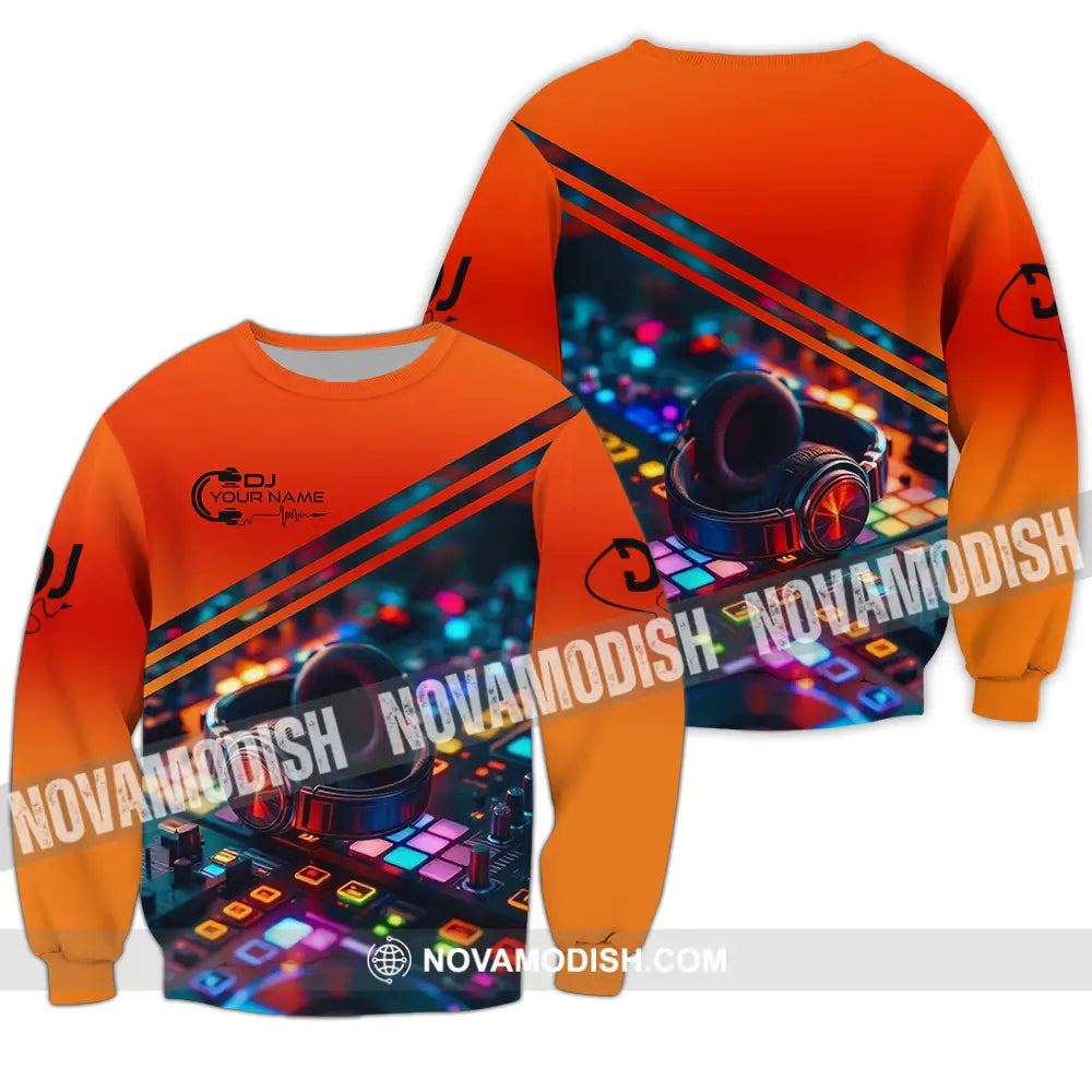 Unisex Shirt - Custom Disc Jockey DJ Shirt Long Sleeve / S T-shirt
