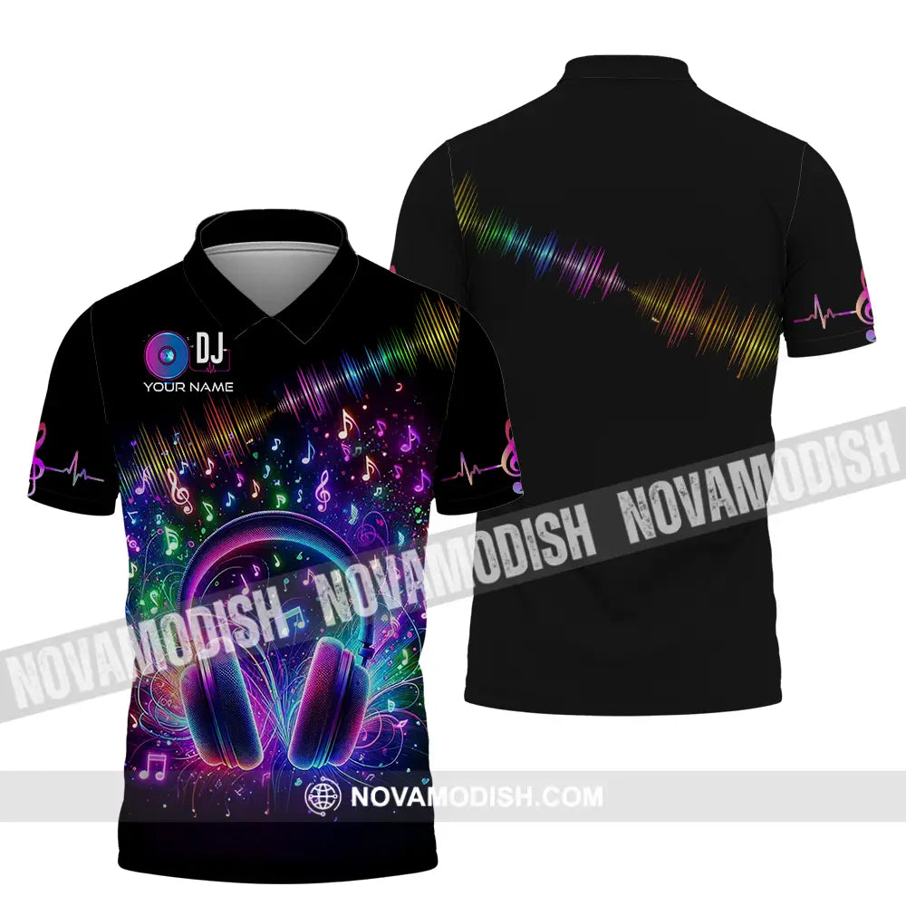 Unisex Shirt - Custom Disc Jockey DJ Shirt Polo Shirt / S T-shirt