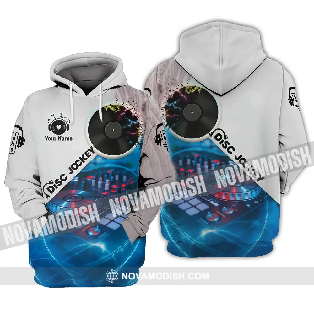 Unisex Shirt - Custom Disc Jockey Shirt Hoodie / S T-shirt