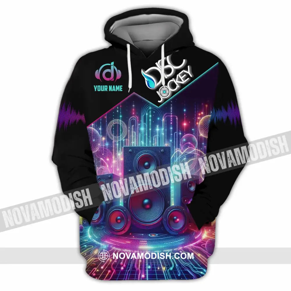 Unisex Shirt - Custom Disc Jockey Shirt Hoodie / S T-shirt
