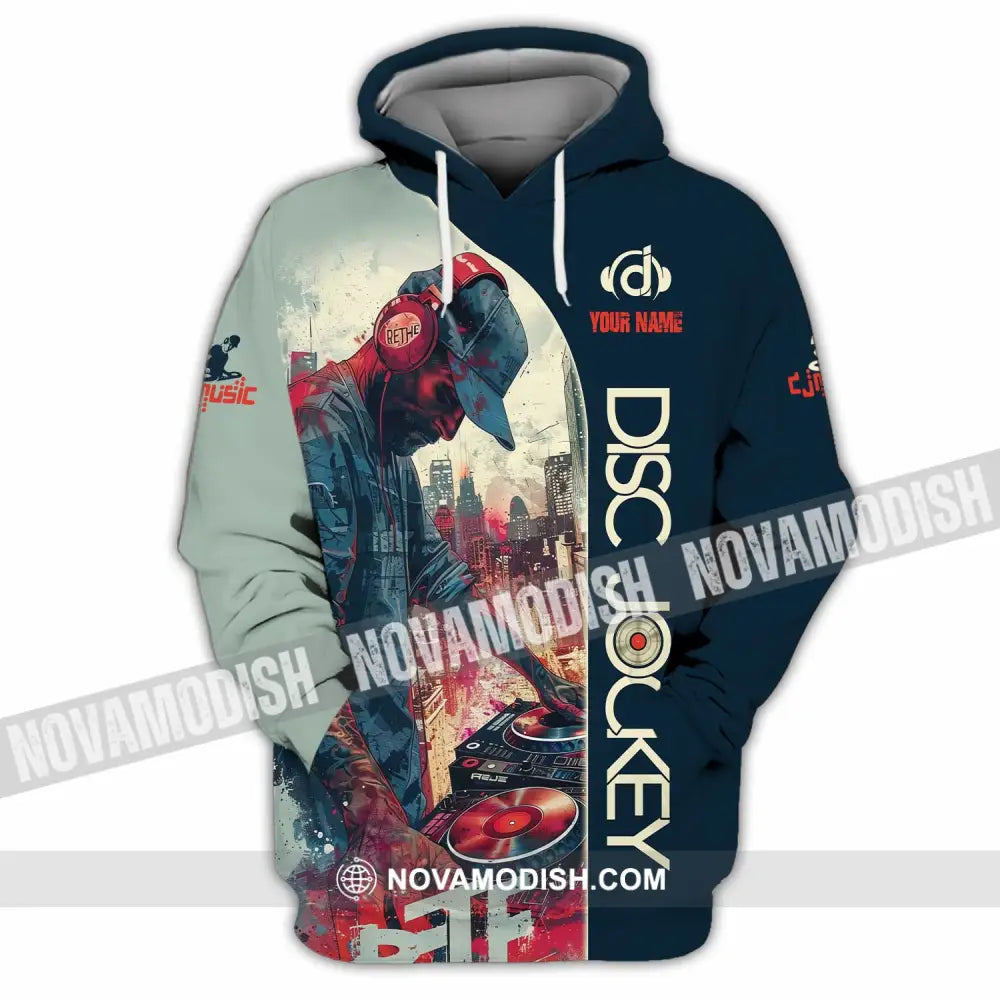 Unisex Shirt - Custom Disc Jockey Shirt Hoodie / S T-shirt